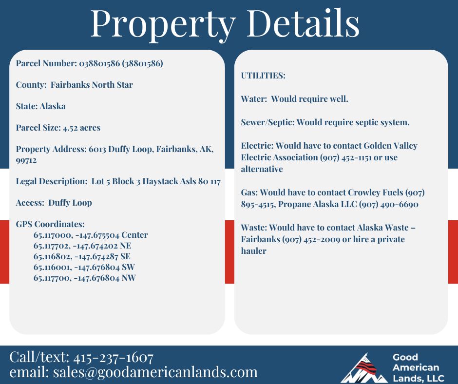 4.52 Acres of South-Facing Bliss in Fairbanks!