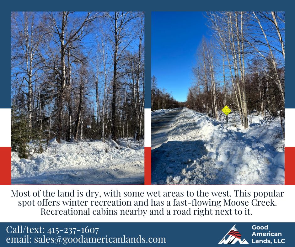 127 Acre Recreation Heaven: Moose Creek Runs Right Through!