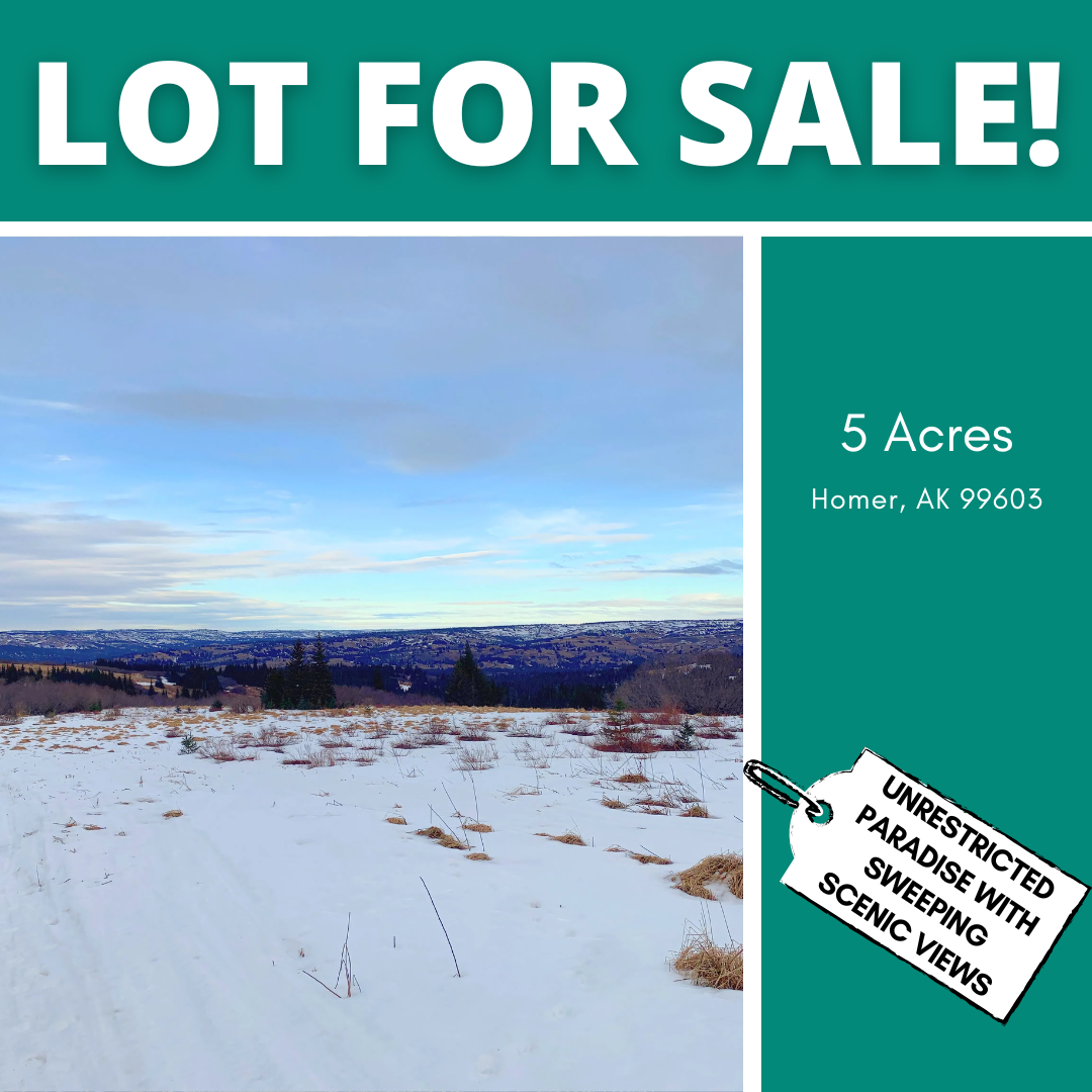 5 Acres in Homer, AK with Rural Unrestricted Zoning for Sale