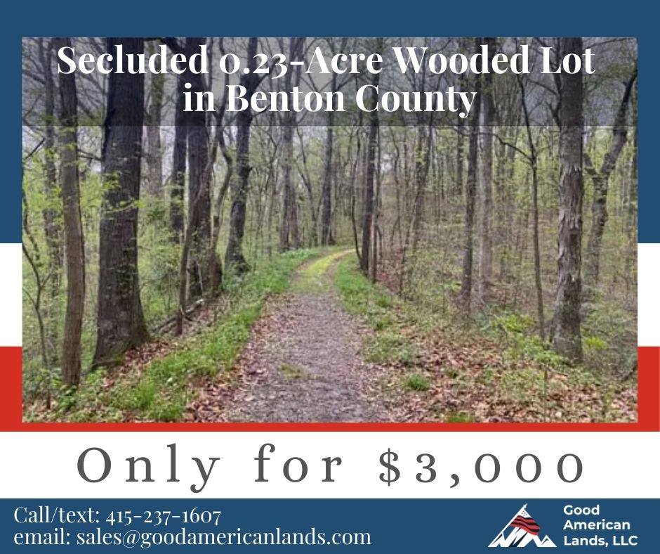 Secluded 0.23-Acre Wooded Lot  in Benton County
