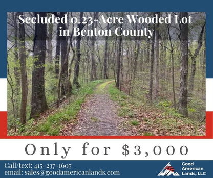 Secluded 0.23-Acre Wooded Lot  in Benton County