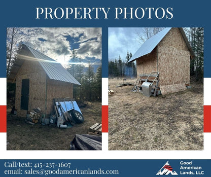 🌲2.03 Acres Stunning Lot with Dry Cabin in  Soldotna, AK🌲
