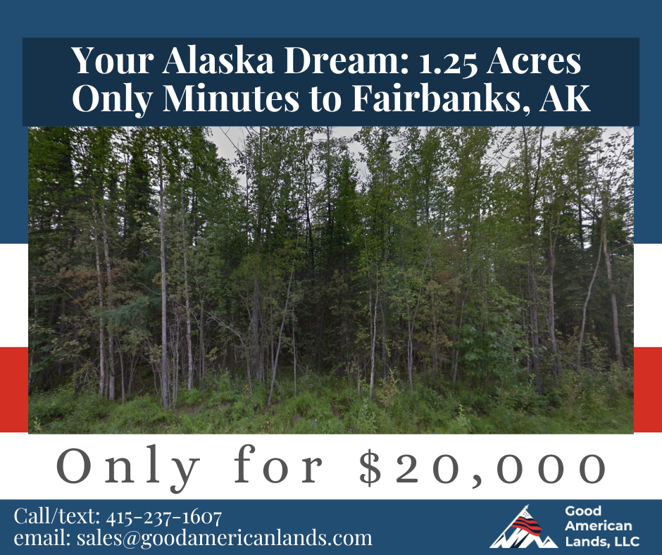 Your Alaskan Dream: 1.25 Acres, Only Minutes to Fairbanks, AK